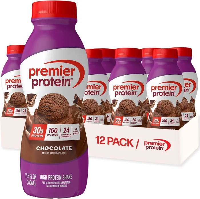 Premier Protein Chocolate shake, 11.5 fl oz bottles, 12-pack