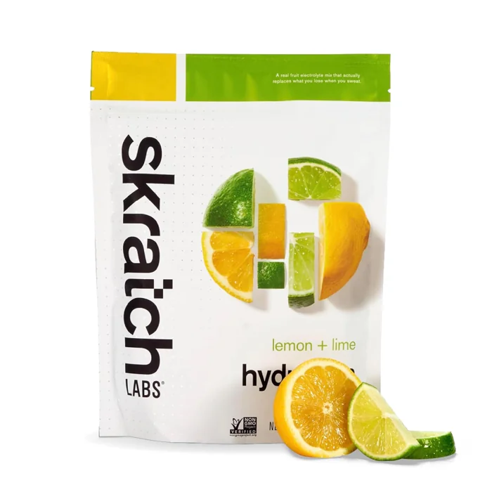 Skratch Labs Sport Hydration Drink Mix, Lemon + Lime, 20-serving pouch